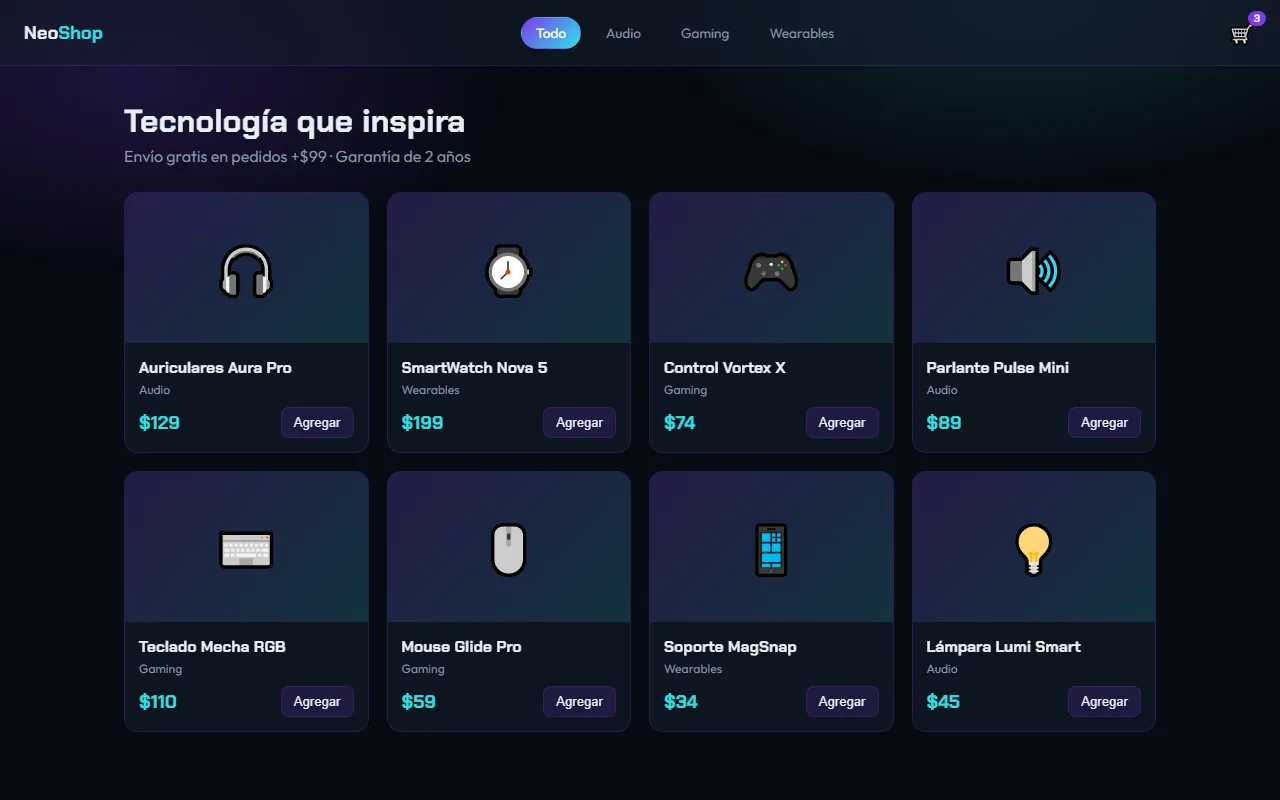 NeoShop — Tienda Online